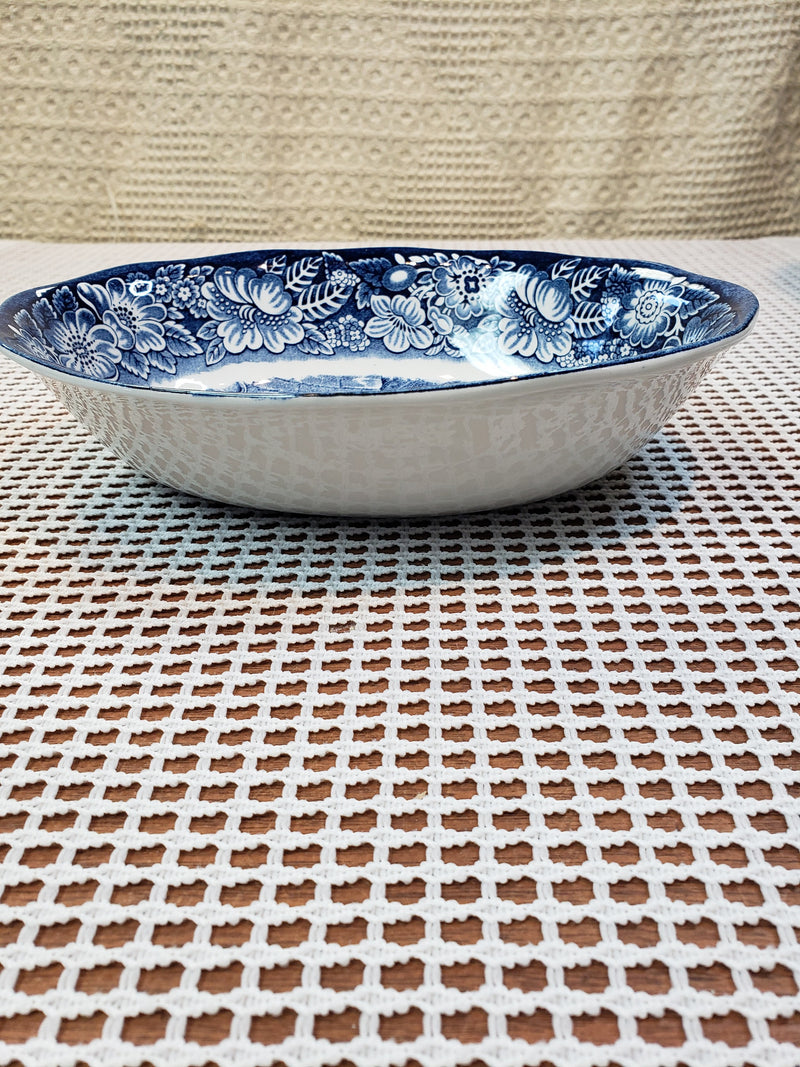 Liberty Blue Minute Men 9" Serving Bowl