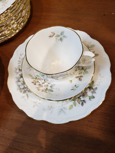 Royal Albert Haworth Pattern Tea Set