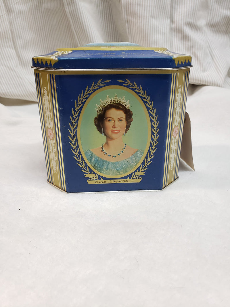 Queen Elizabeth 1953 Coronation Souvenir Tin