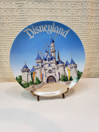 Vintage Disneyland Sleeping Beauty's Castle Decorative Plate