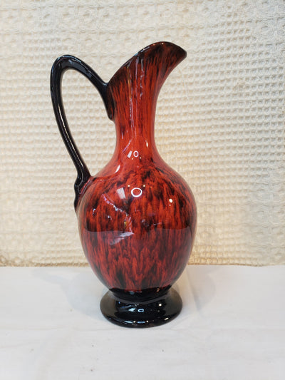 Orange Pottery Vase
