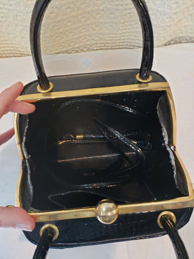 Vintage Faux Skin Handbag