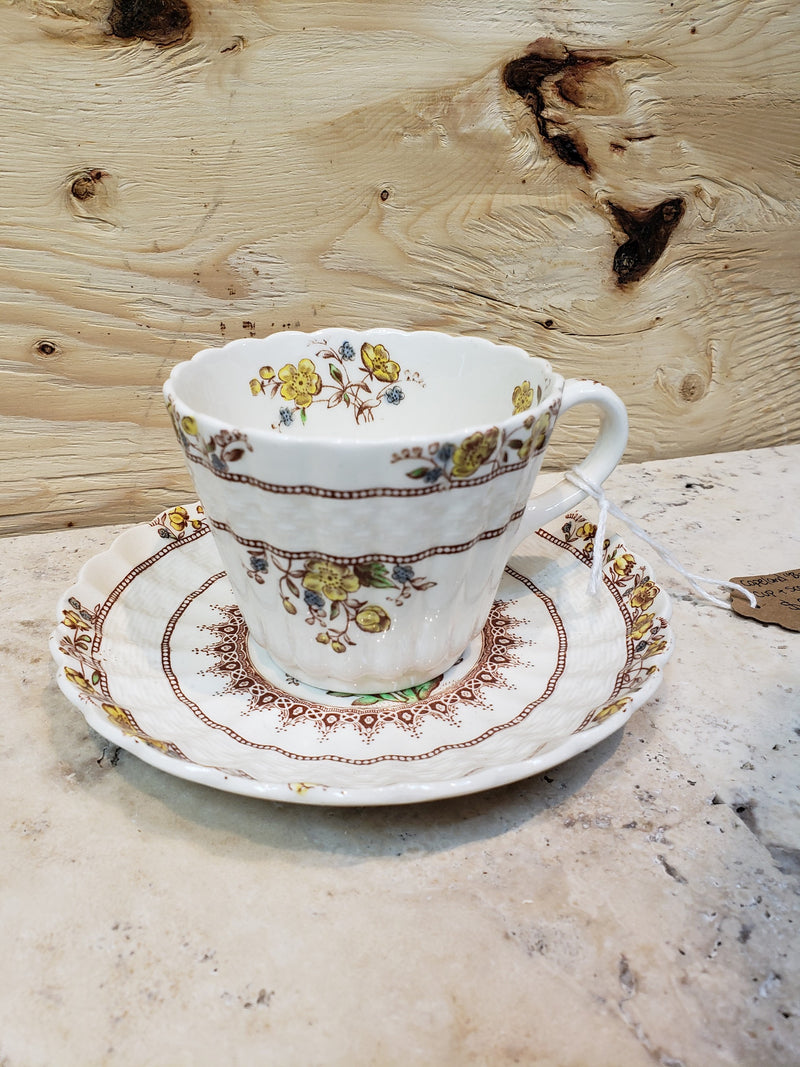 Copeland Spode Buttercup Single Teacup and Saucer