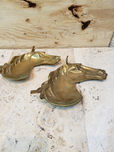 Brass Horse Trinket Tray
