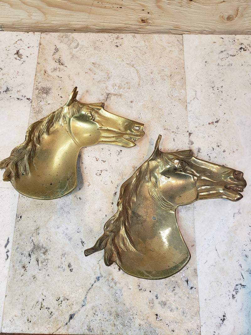 Brass Horse Trinket Tray