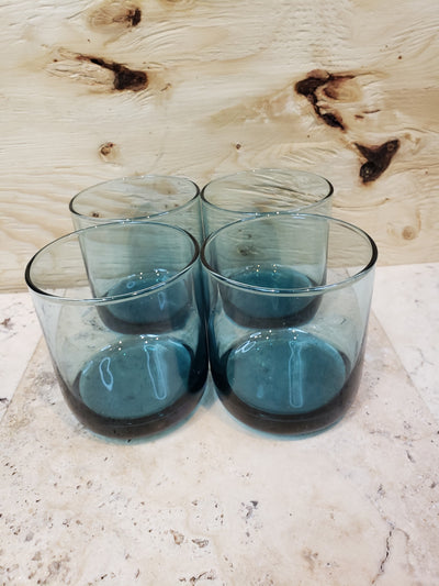Blue Lowball glasses