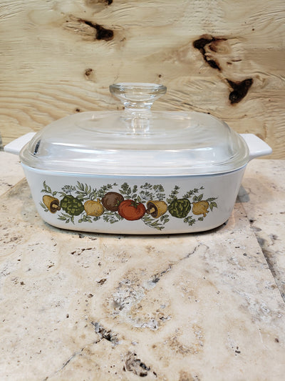 Corning Ware L’Echalote Spice of Life Casserole Dish with Lid