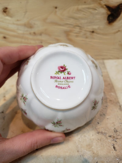 Royal Albert Rosalie Cream & Sugar Set