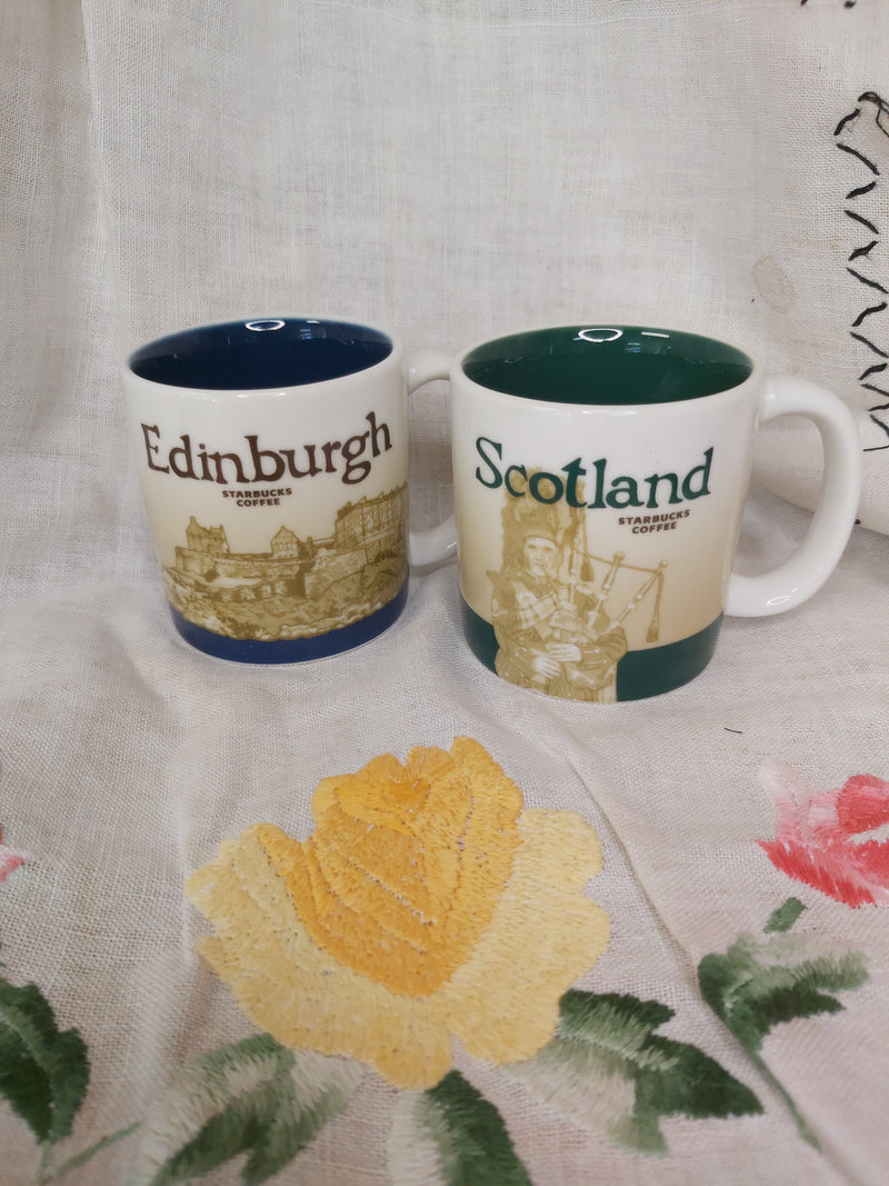 Starbucks Edinburgh Scotland Espresso Cup Set