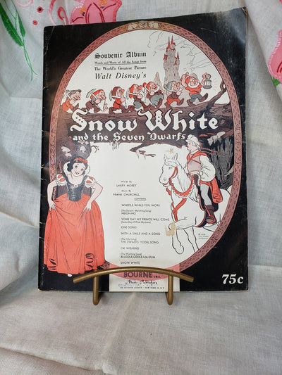 Walt Disney's Snow White and the Seven Dwarfs Songbook 1937 edition