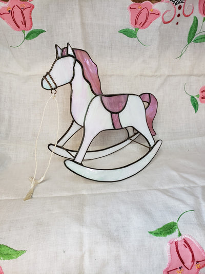 Stained Glass Rocking Horse